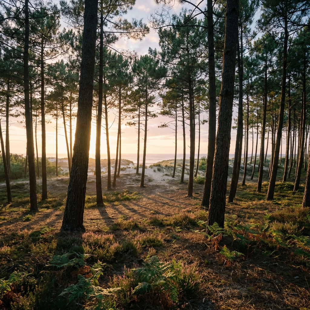 Forêt de pins des Landes